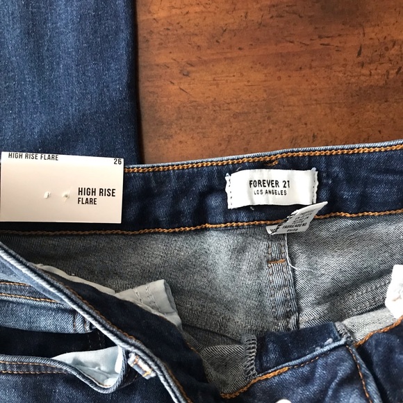 Forever 21 High Rise Flare Jeans - Picture 5 of 11